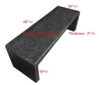 cement bench garden